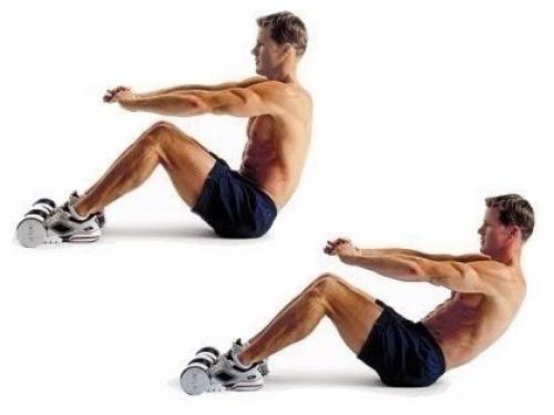 Упражнения для пресса. 09