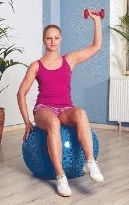 Тренируемся на фитболе. 08 Тренируемся на фитболе. 08