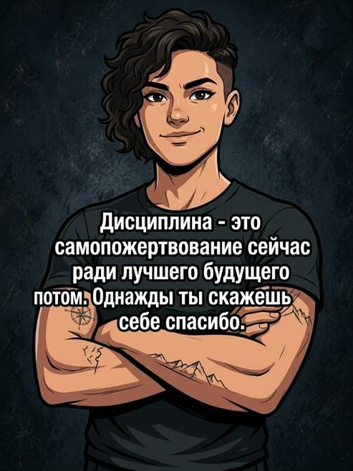Дисциплина в зале, дисциплина в голове, дисциплина в делах. 04