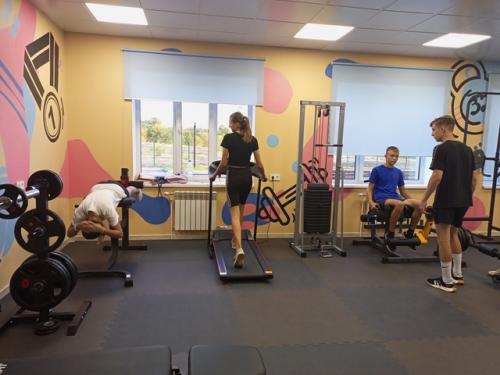 В подольховском доме культуры, проходят занятия в спортивном клубе Атлант. 02