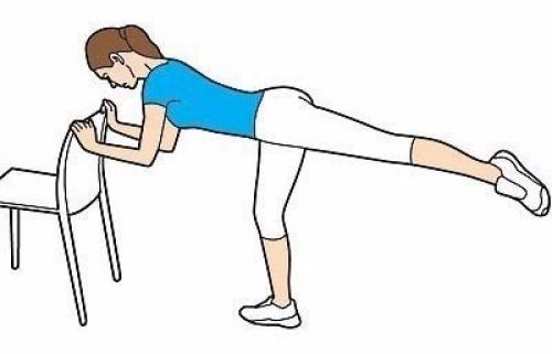 Короткая тренировка со стулом! 04