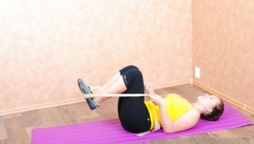 15-Минутная тренировка: упражнения с резиновой лентой. 06