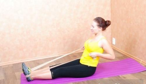 15-Минутная тренировка: упражнения с резиновой лентой. 03