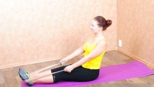 15-Минутная тренировка: упражнения с резиновой лентой. 02