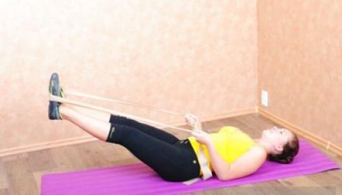 15-Минутная тренировка: упражнения с резиновой лентой. 07