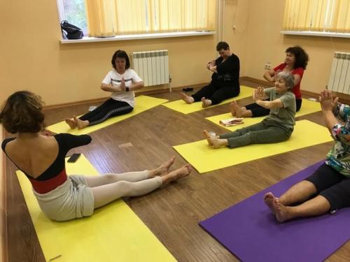 Новое направление занятий в истринском клубе активное долголетие - боди - балет. 02