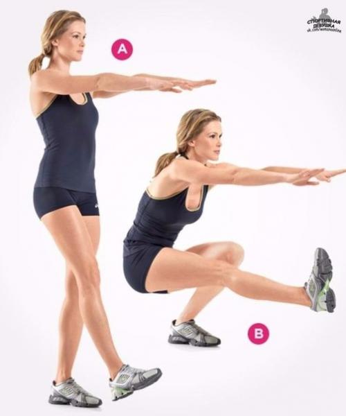 Упражнения для самых стройных ножек! 02