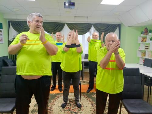 В ардатовском доме - интернате прошло занятие по лечебной физкультуре с использованием Фитнес - Резинки. 07 В ардатовском доме - интернате прошло занятие по лечебной физкультуре с использованием Фитнес - Резинки. 07