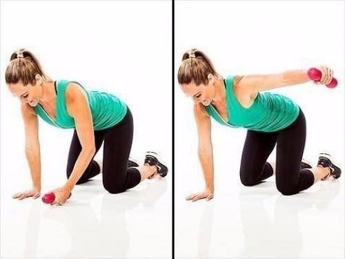 Упражнения для избавления жирка в зоне подмышек? 06