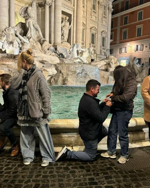 В Риме разыгралась почти кинематографичная сцена. 
