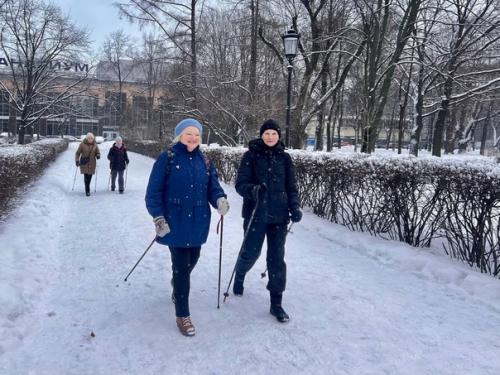 Отличный получился сезон скандинавской ходьбы. 02