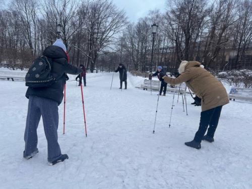 Отличный получился сезон скандинавской ходьбы. 01