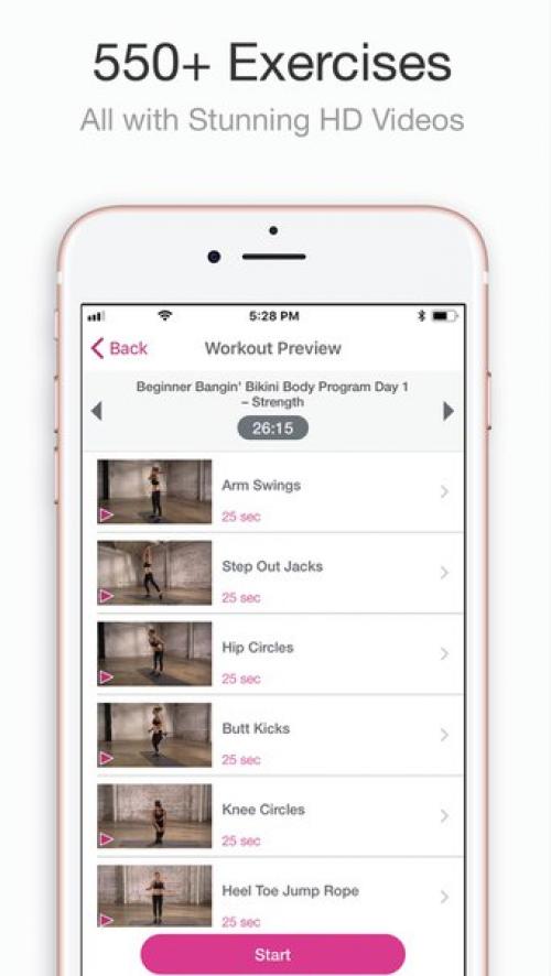 Приложение от знаменитой Джиллиан майклс, американского тренера, которая знает толк в спорте и фитнесе. 02