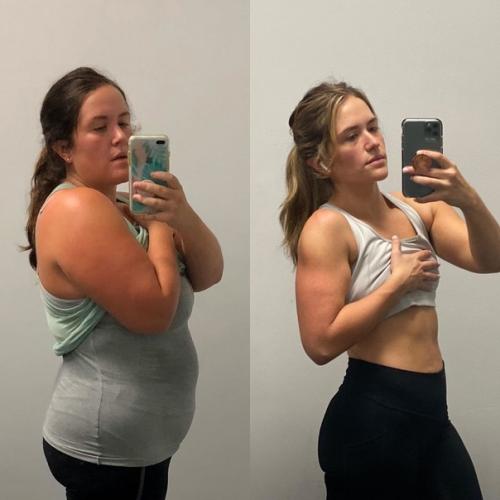 Девушка взяла себя в руки и похудела на 45 кг. 03