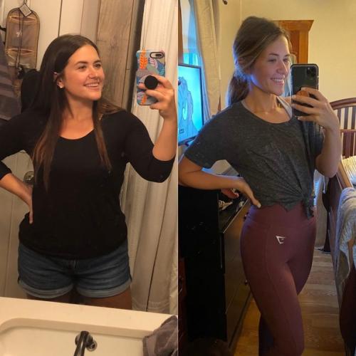 Девушка взяла себя в руки и похудела на 45 кг. 04