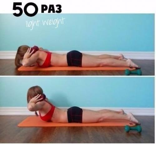 Жиросжигающая тренировка. Выполняй упражнения без перерыва, 3 круга! 02