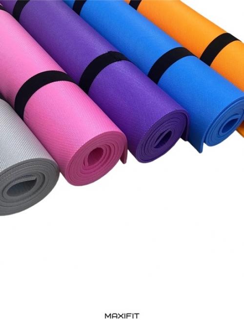 Коврик спортивный от Maxifit, подходит для фитнеса, гимнастики, занятий спортом, пилатес,, растяжки дома, в зале, на природе. 04