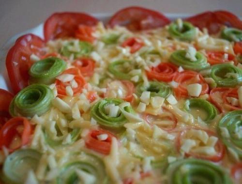 Красивая овощная запеканка. 07