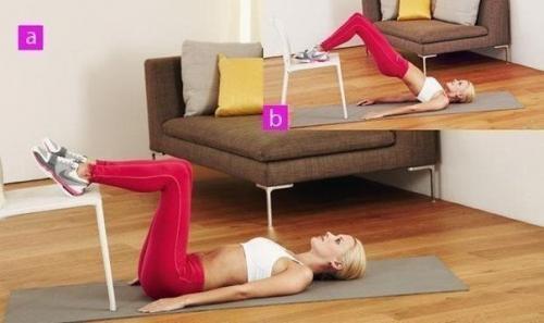 Дома. 1. приседания (садиться на стул полностью) - 20. 02