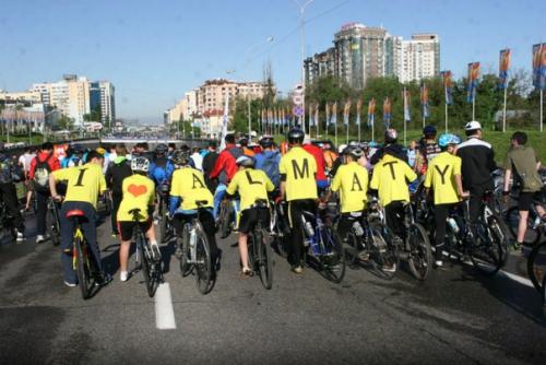 В Алматы начинается сезон велопробегов. 01 В Алматы начинается сезон велопробегов. 01