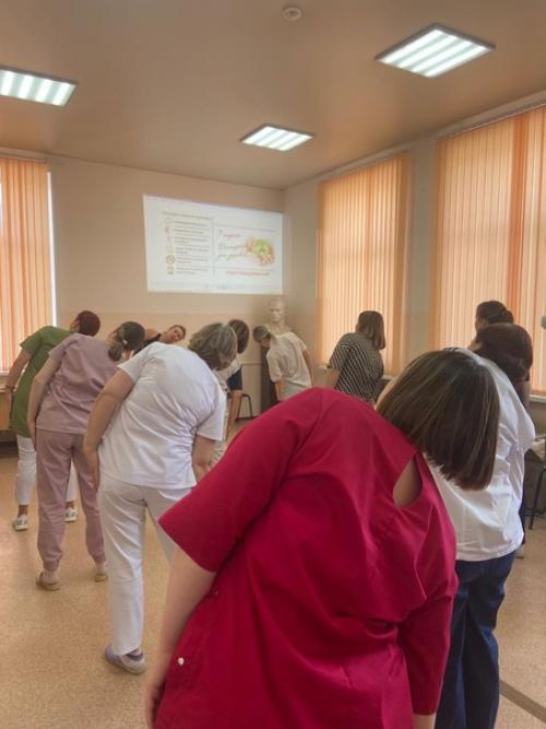 Медицинские работники тогбуз Моршанская ЦРБ приняли участие в акции здоровье для всех. 01