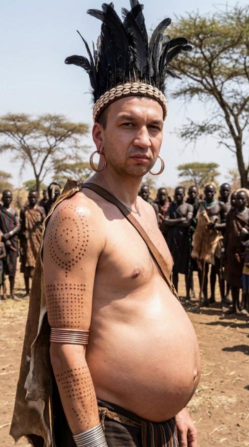 Российский турист, пропавший во время сафари в Африке в 2019 году, спустя шесть лет был обнаружен в роли вождя местного племени. 

