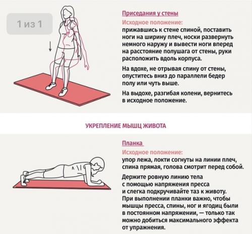 Комплекс упражнений для восстановления после беременности и родов. 01