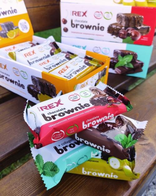 Брауни, ламингтоны, вафли, мюсли, печенье, батончики с сывороточным протеином и коллагеном - поступление Protein Rex и Роял кейк. 01