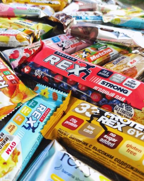 Брауни, ламингтоны, вафли, мюсли, печенье, батончики с сывороточным протеином и коллагеном - поступление Protein Rex и Роял кейк. 07