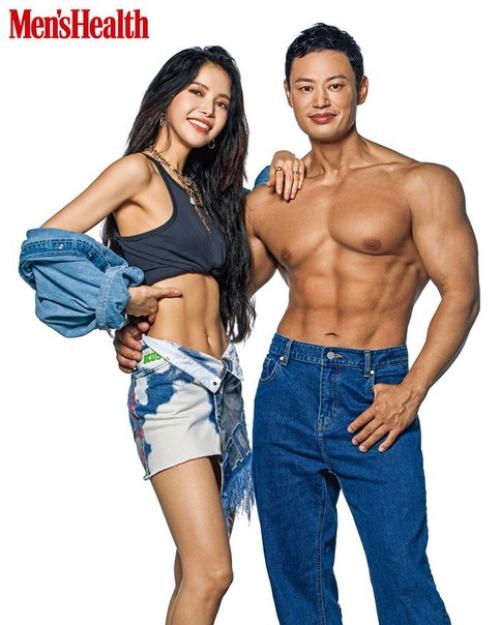 Новостиaob. Сола из Mamamoo и фитнес - тренер Ян Чи сын в фотосессии для \u2018 Men's Health'. 01