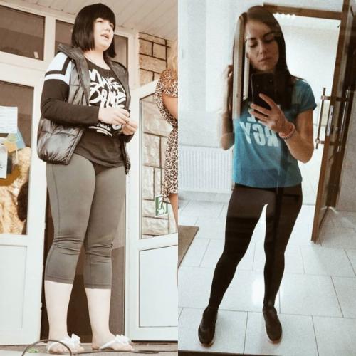 - 25 кг!  Девушка похорошела по имени Виктория так! 02