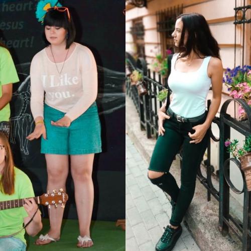 - 25 кг!  Девушка похорошела по имени Виктория так! 03