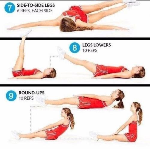 Мы прокачиваем мышцы живота! 02