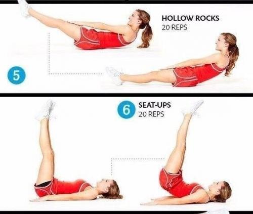 Мы прокачиваем мышцы живота! 01