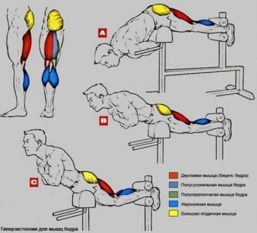 Упражнения на бедро - ягодицы. 04 Упражнения на бедро - ягодицы. 04