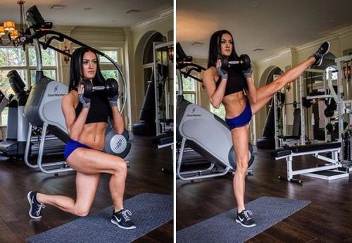 Выпады и приседания для проработки ног и ягодиц: топ - 6 вариантов упражнений. 04