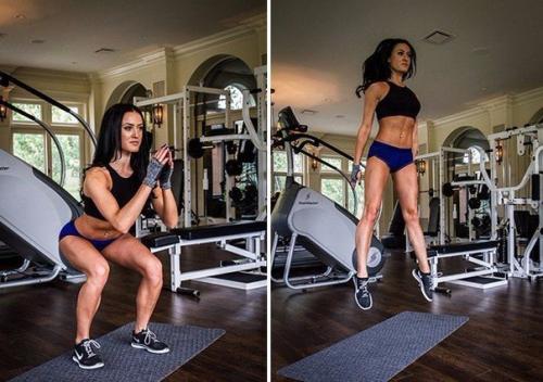 Выпады и приседания для проработки ног и ягодиц: топ - 6 вариантов упражнений. 05