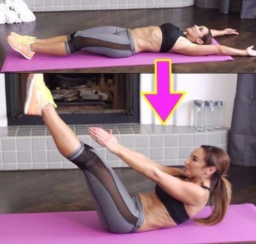 Упражнения для тех, кто хочет иметь рельефный пресс! 02