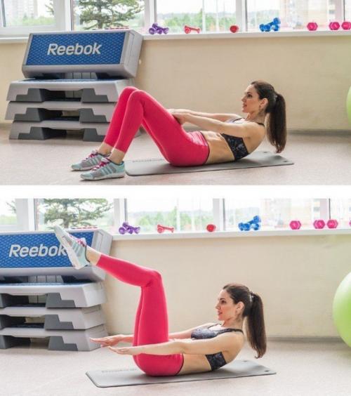 Упражнения на пресс. 03