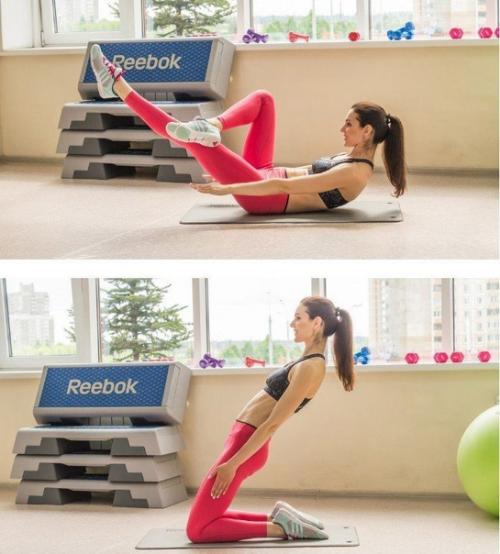 Упражнения на пресс. 04