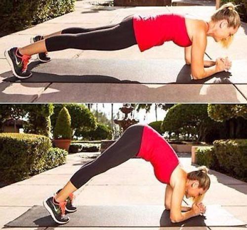 Упражнения на нижний пресс для девушек. 03