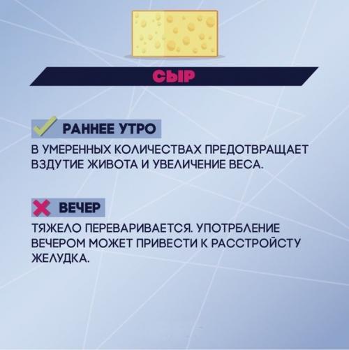 Когда лучше есть определённые продукты? 03