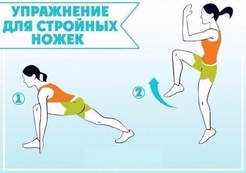 Упражнения для упругих ягодиц и стройных ножек? 02