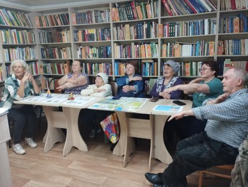 Санаторий на дому. 5 день - час библиотерапии Шаги к Долголетию. 02