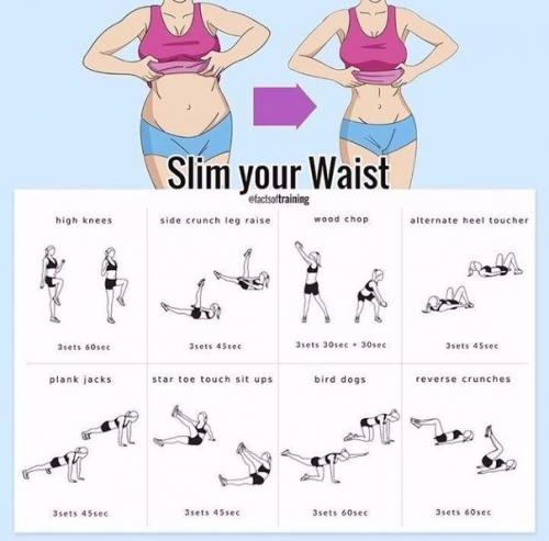 Супер упражнения для красивого и подтянутого животика! 01