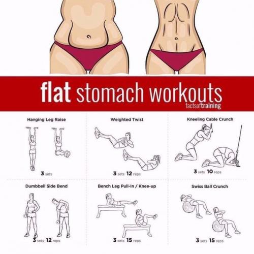 Супер упражнения для красивого и подтянутого животика! 02