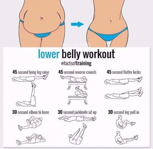 Супер упражнения для красивого и подтянутого животика! 03