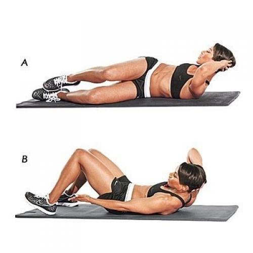 Топ - 5 упражнений на пресс! 01