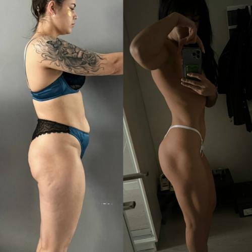 За 10 лет я была в разных композициях тела. 03