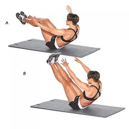 Топ - 5 упражнений на пресс! 03